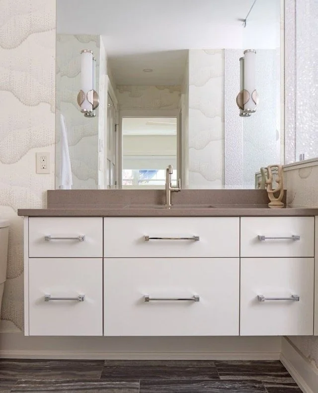 The design details in this Niagara home renovation were carefully planned to align with the homeowners&rsquo; personal style and goals. Upstairs bedrooms were refreshed with custom window treatments and fresh paint while new plumbing fixtures and fun