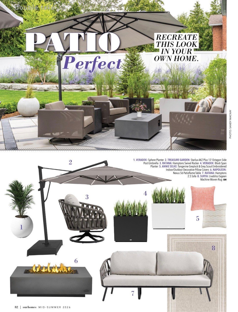 There is still plenty of summer left to enjoy!😎Whether you are in the garden, dining al fresco or dreaming of next summer's projects, here are some patio, porch and landscapes we have featured to inspire you, all from the Summer and Mid-Summer issue