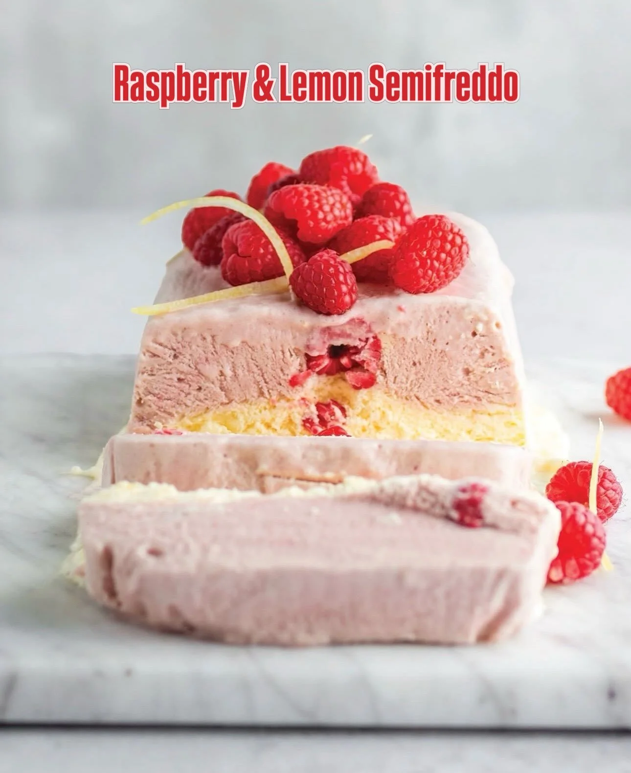 With raspberries in peak season, it is the perfect time to try a cool summer recipe!  This frozen dessert offers a texture between mousse and ice cream, perfectly balancing bright citrus with sweet-tart berries. It&rsquo;s the ideal light and refresh