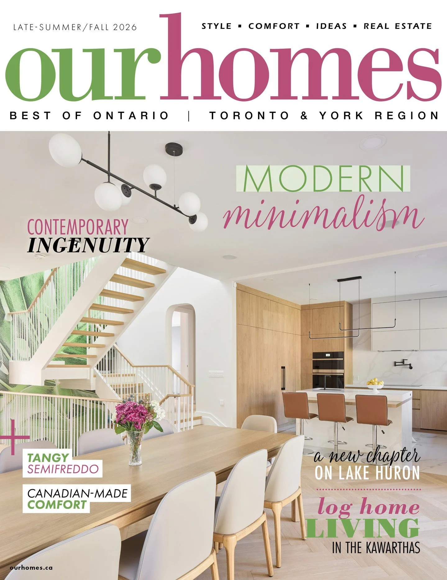 The latest "Best of Ontario" issue is arriving in Toronto and across York Region! It is filled with the latest interior design trends, top designers and builders, beautiful homes and an outstanding resource for your upcoming home projects. 