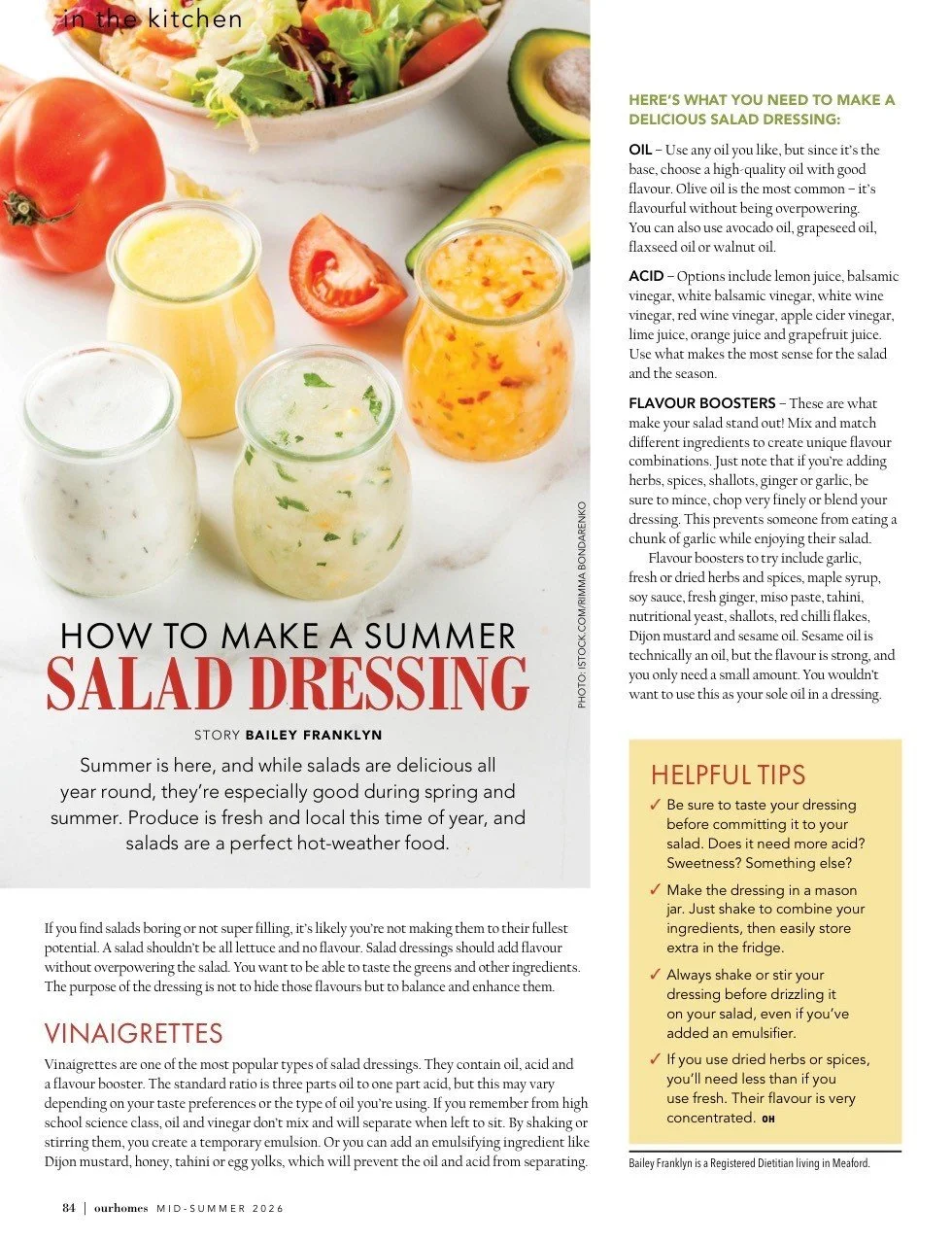 As you prepare for the weekend, here are simple (yet flavourful) suggestions for your summer salad dressings. ⁠
⁠Add FLAVOUR BOOSTERS &ndash; These are what make your salad stand out! Mix and match different ingredients to create unique flavour combi