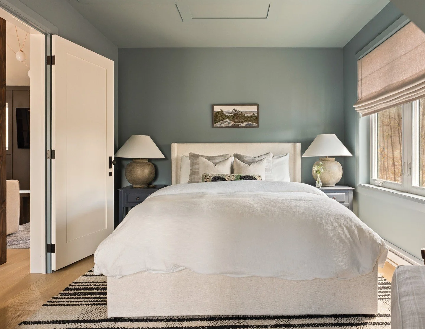 What was once a dated two-storey garage loft that needed a modest renovation, blossomed into a project well beyond its original scope. The loft has been beautifully reimagined as a warm, welcoming retreat for family and friends, including the guest b