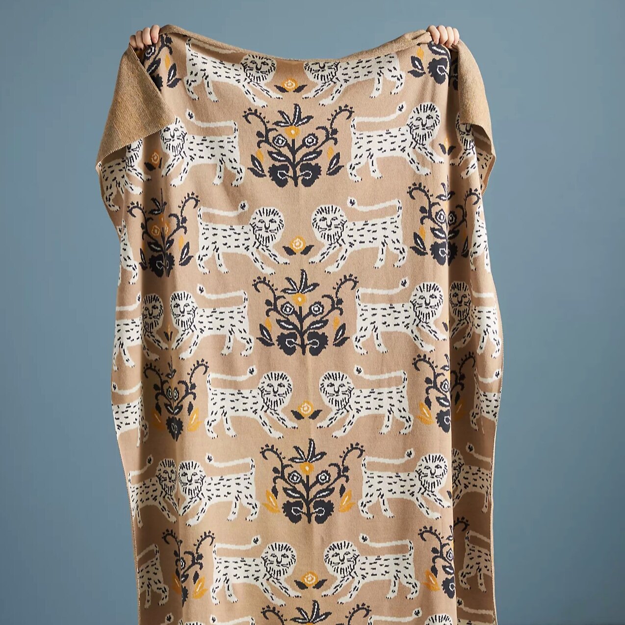 Anthropologie - Printed Throw Blanket