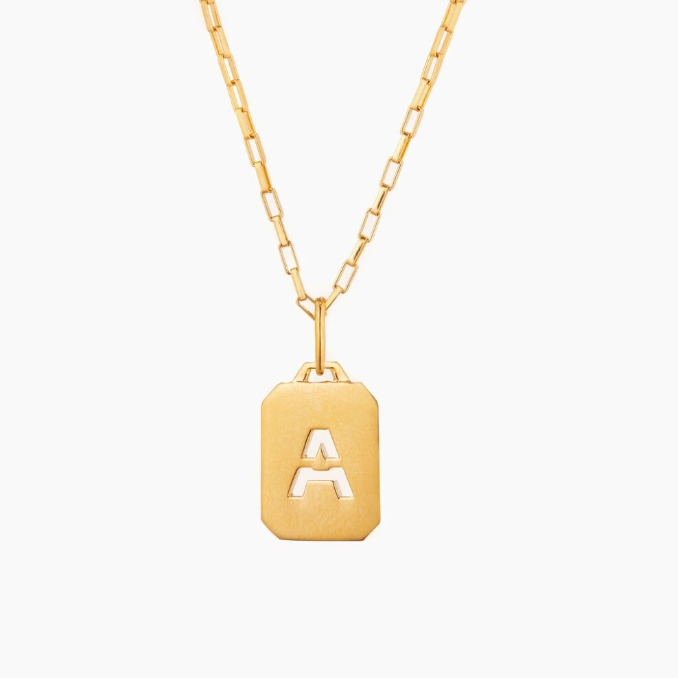 Otiumburg - Pendant monogram chain necklace