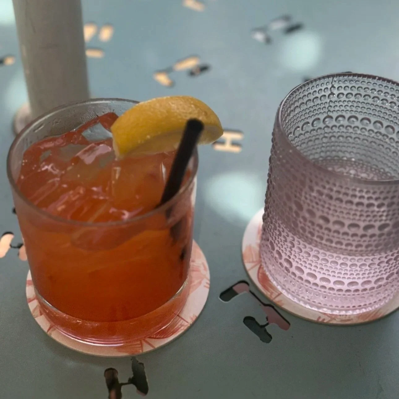 Not Dull at All mocktail at Ms. Pipers restaurant Grand Cayman