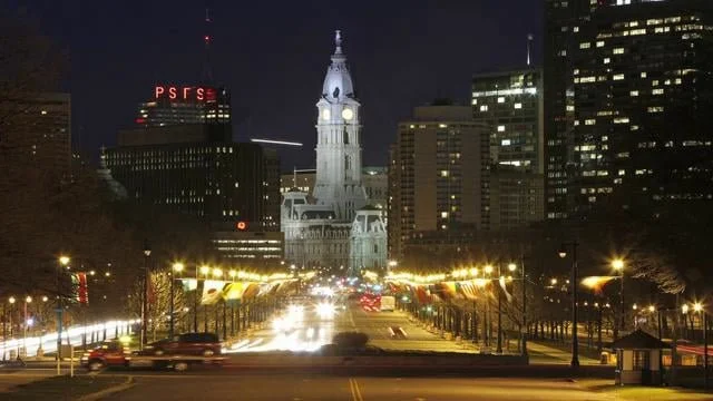 Philadelphia Townhall Timelapse