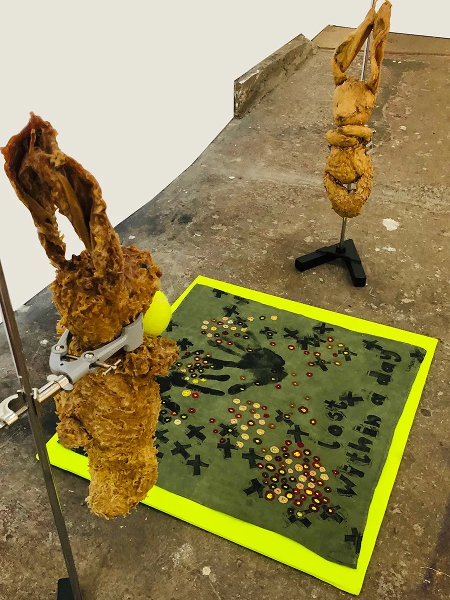 Installation view: Textile Junction