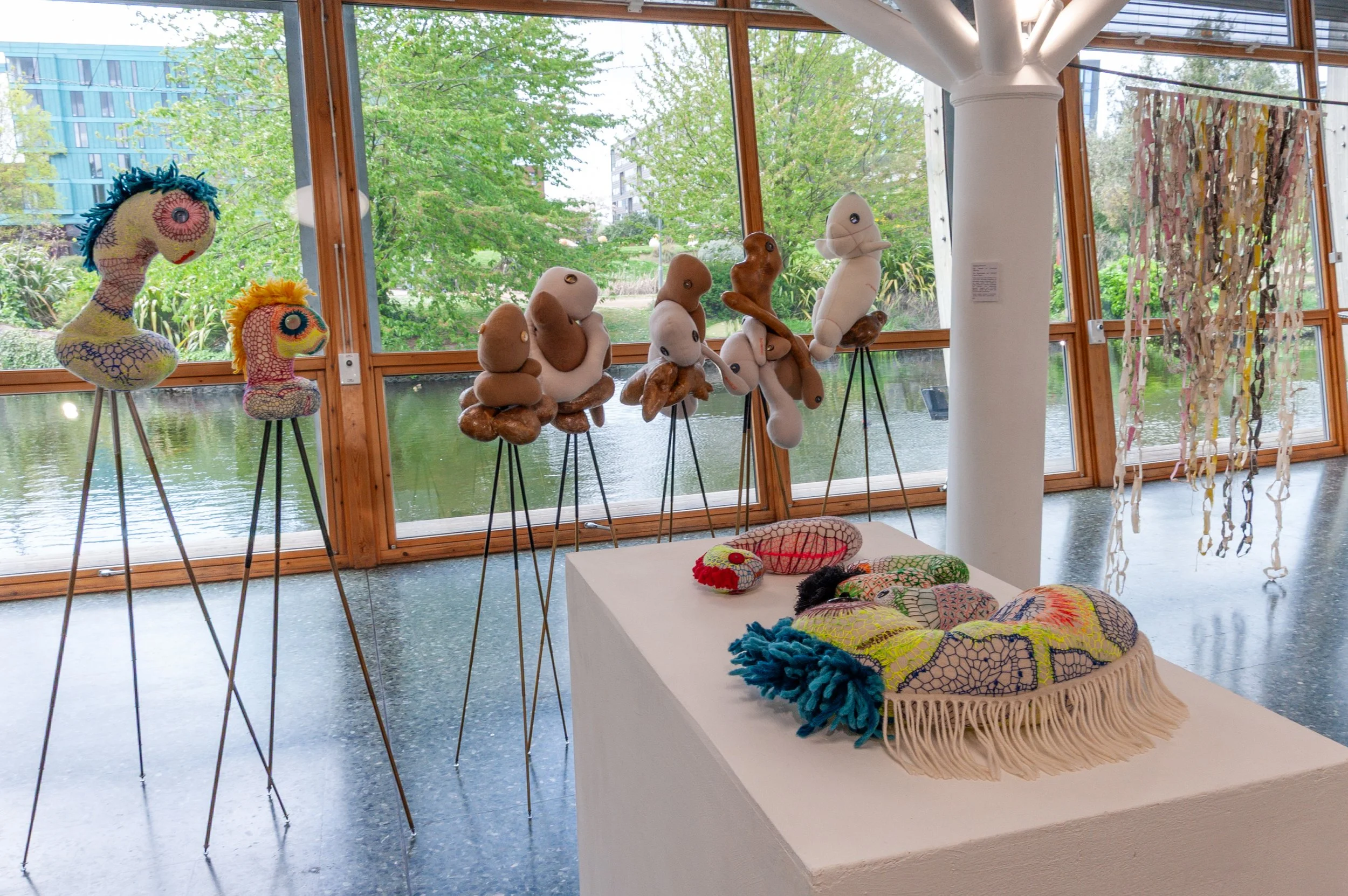 Installation view: Tribal Affiliation  & The Parade of Unnatural Offences