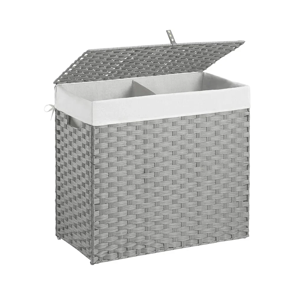 Highland Dunes Woven Laundry Hamper