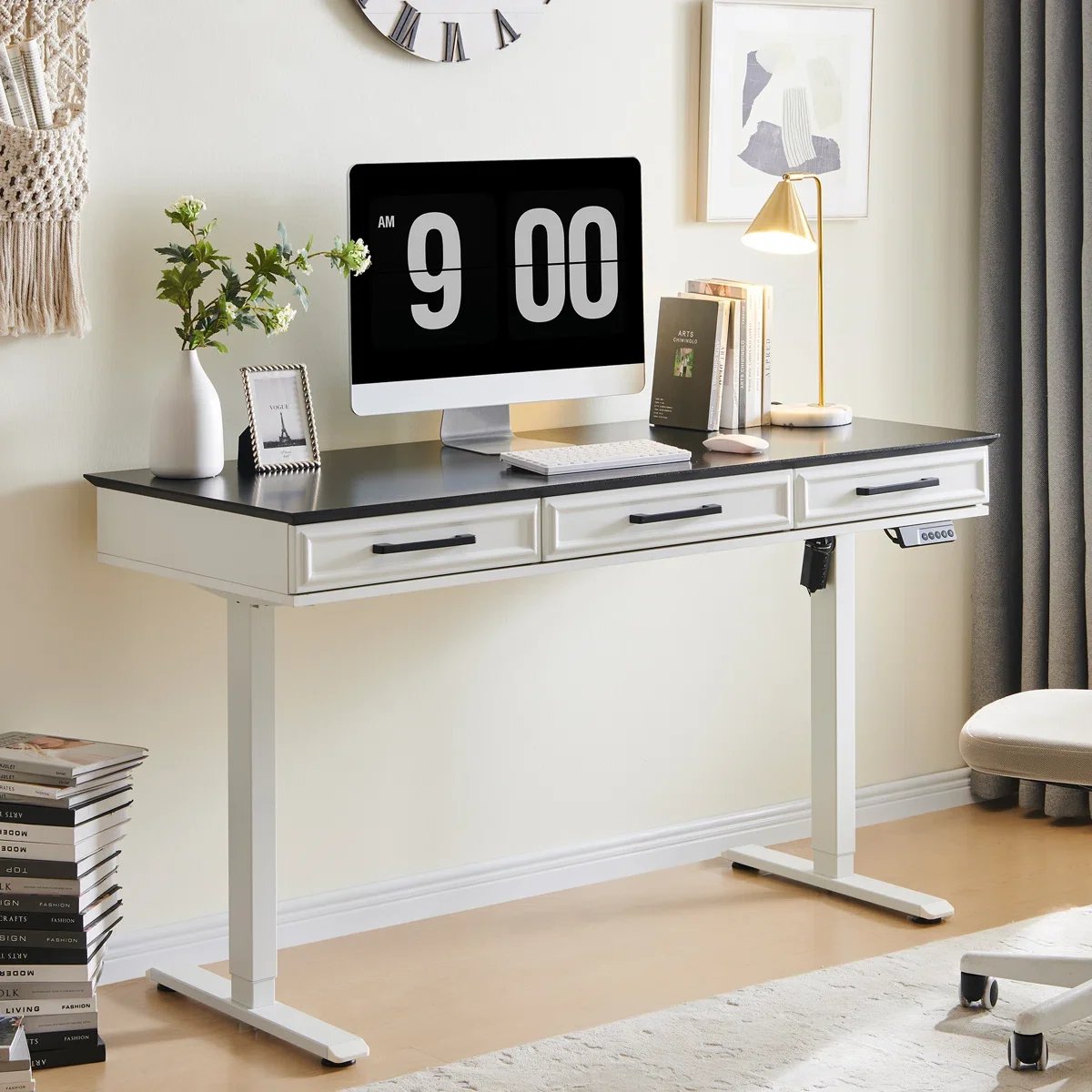 Inbox Zero Office Desk with Storage