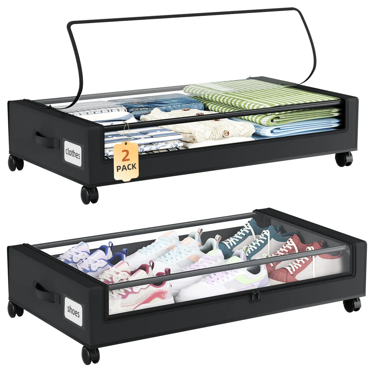 Rebrilliant Under-Bed Storage Containers