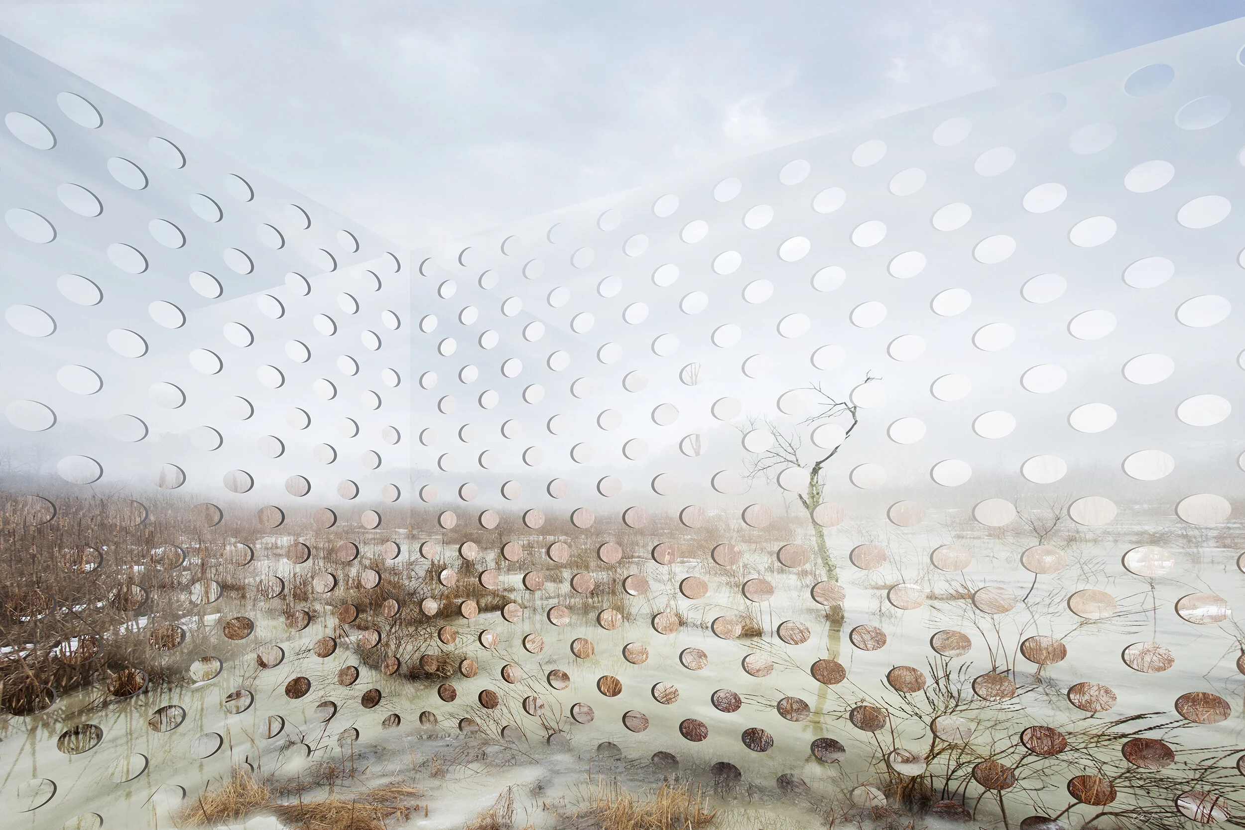  2018  Photographic collage. Inkjet print, face-mounted to acrylic.  45" x 30" 