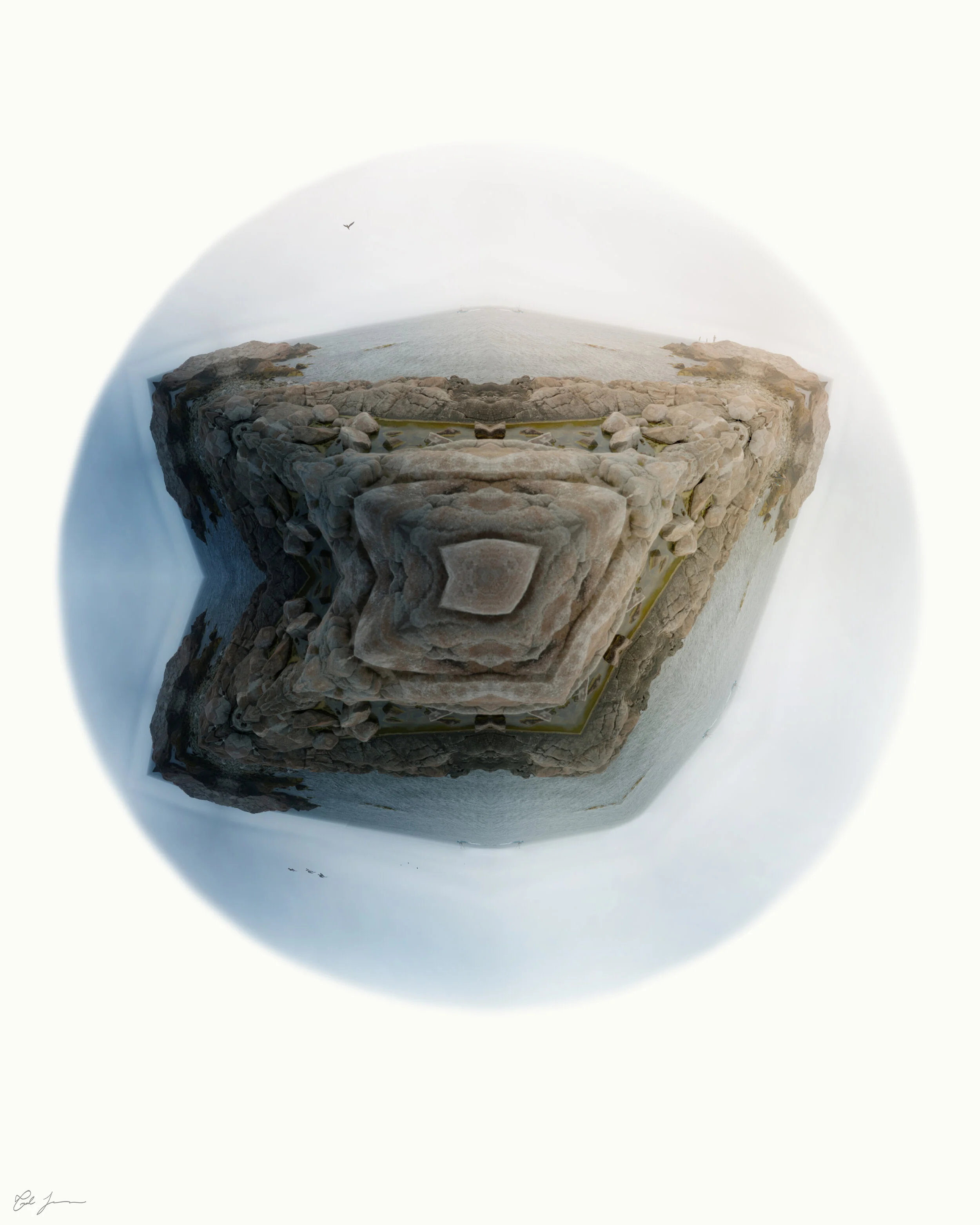  Conformation no. 2, 2019  Photographic collage. Inkjet print, face-mounted to acrylic.  40" x 50"   