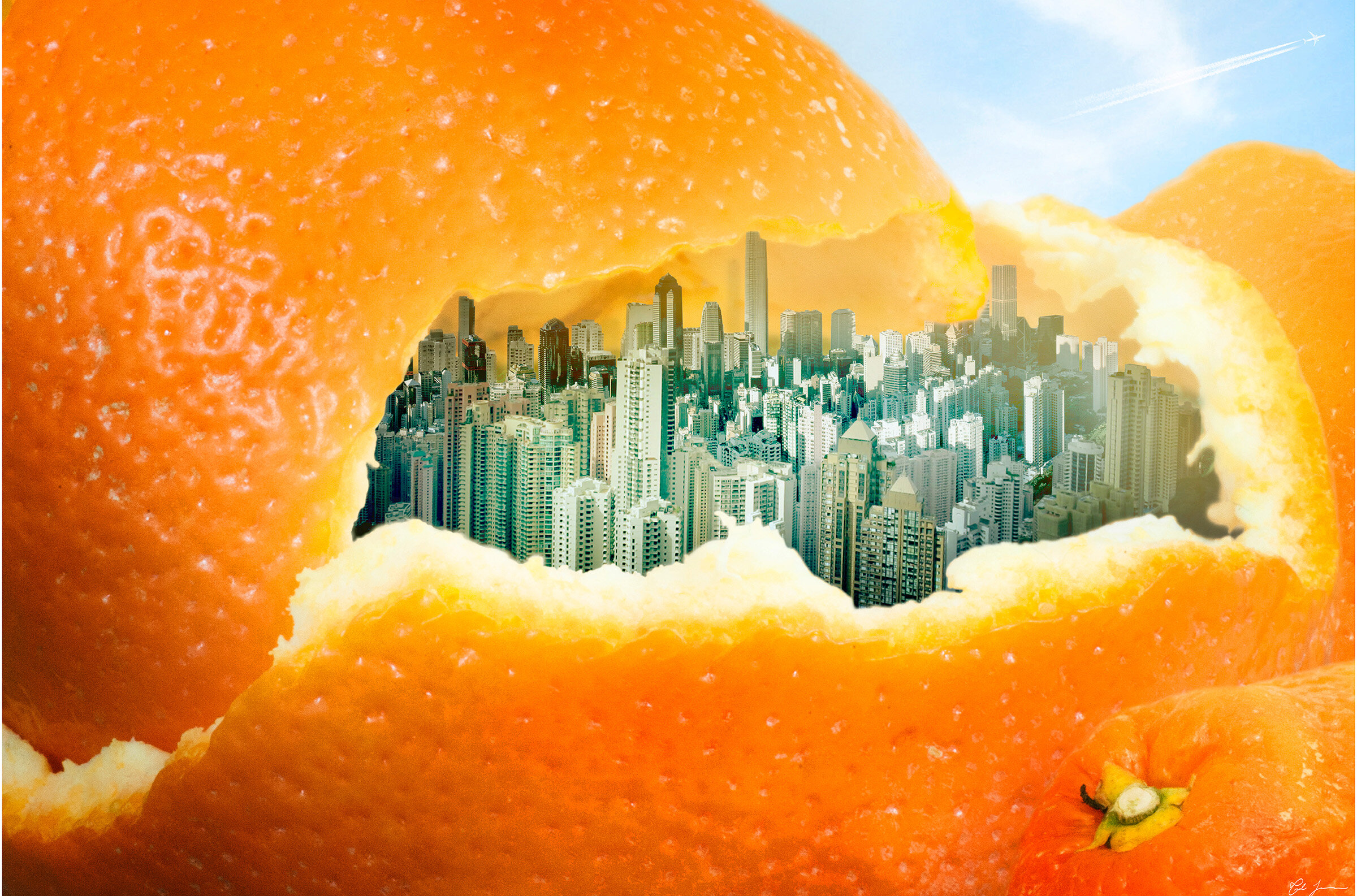  2016  Photographic collage. Inkjet print, face-mounted to acrylic.  40" x 30" 