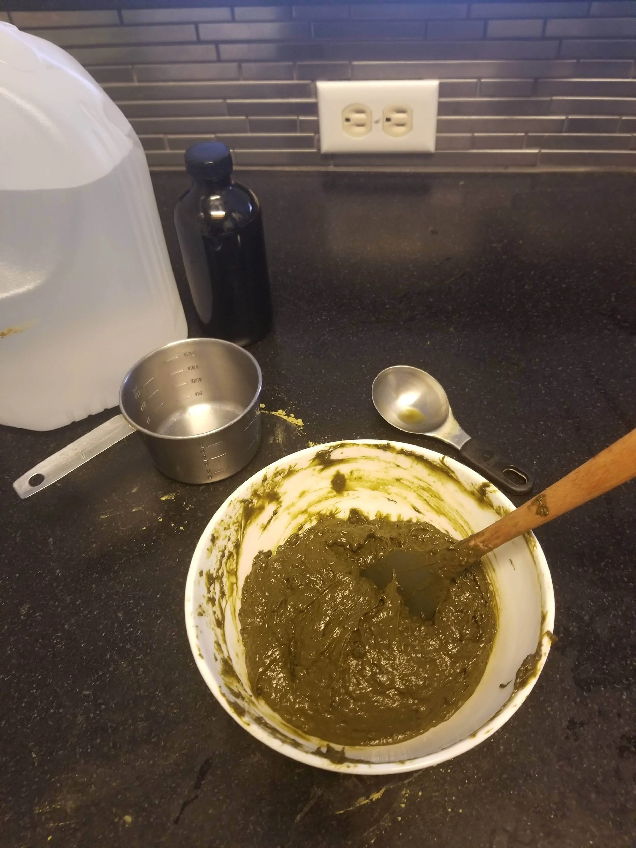 Freshly Mixed Henna Paste