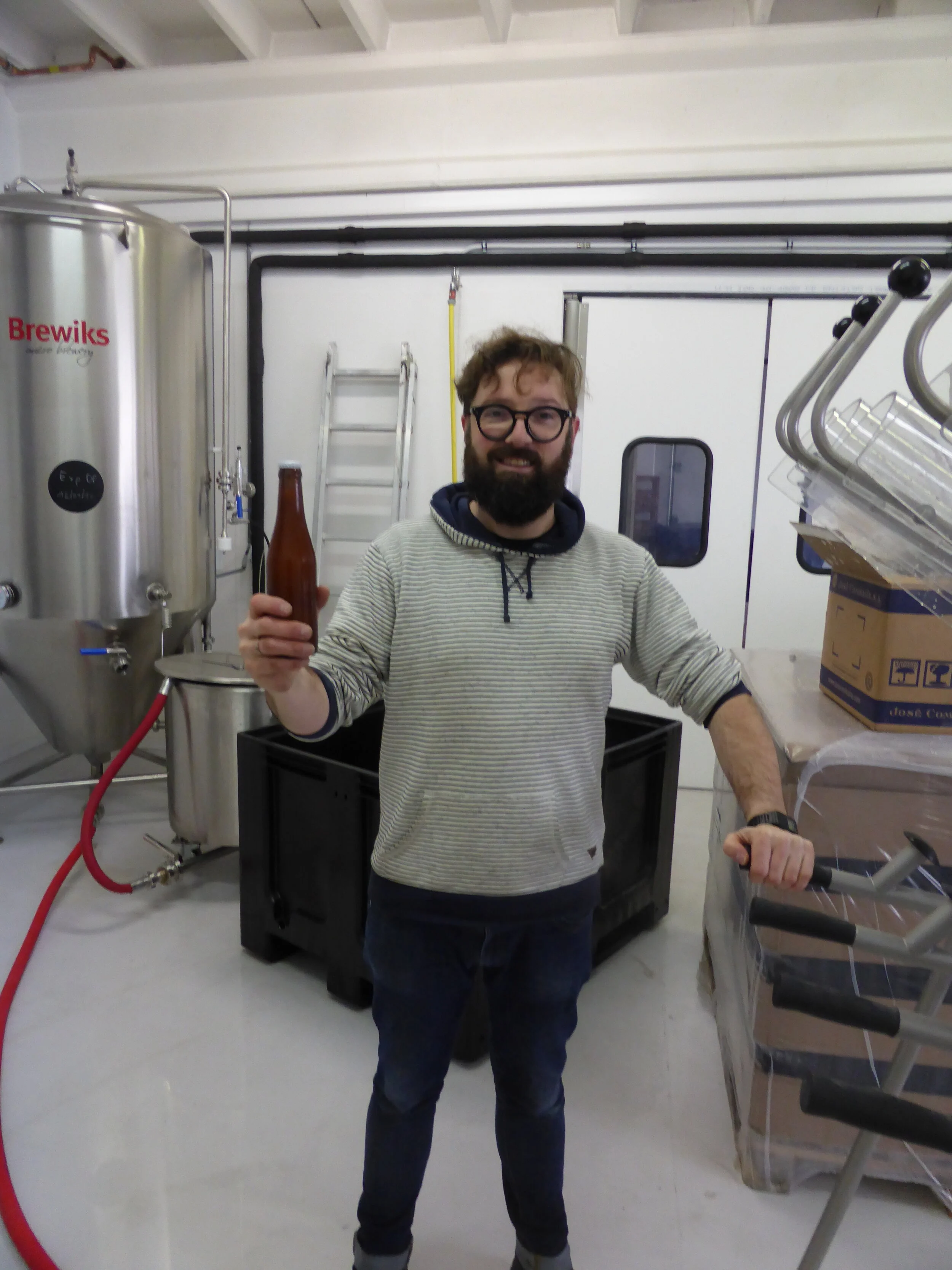 first bottle , proud brewer!