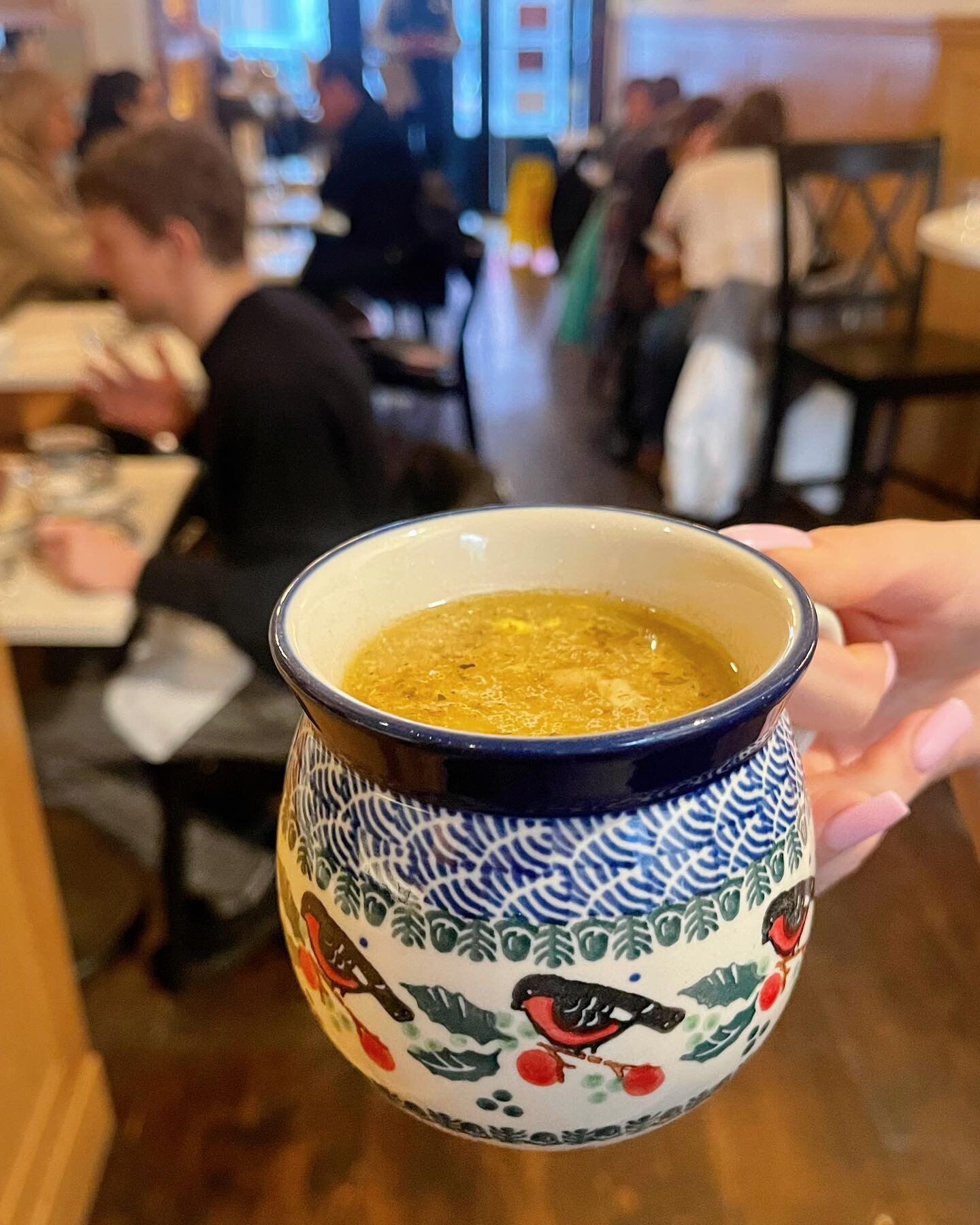 Weekend Special: Żurek, Polish Sour Rye Soup 

This soup embodies the essence of Polish comfort food, made with fermented rye flour and kiełbasa😋 #żurek