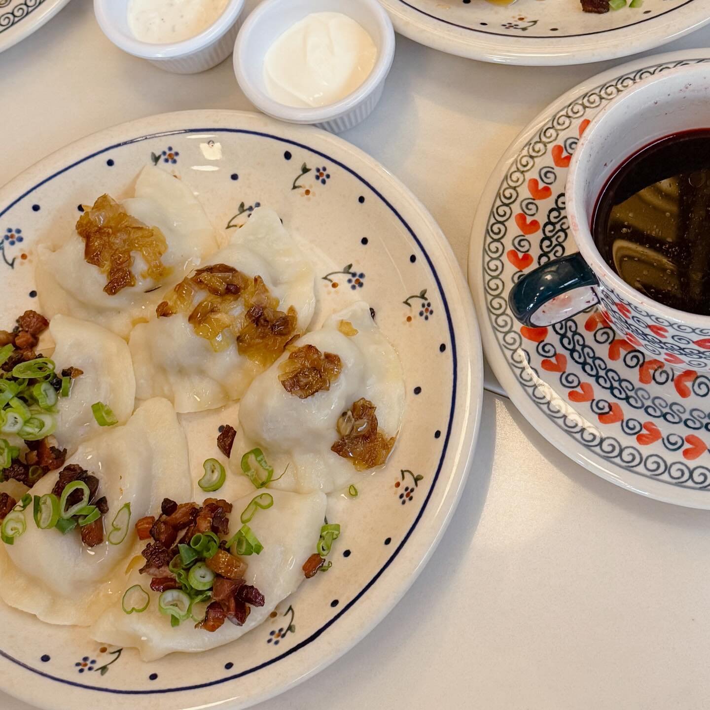 Pierogi cure for your midweek hump 😋 #humpdayvibes #whyisitsocold #pierożek #pierogi #nyc