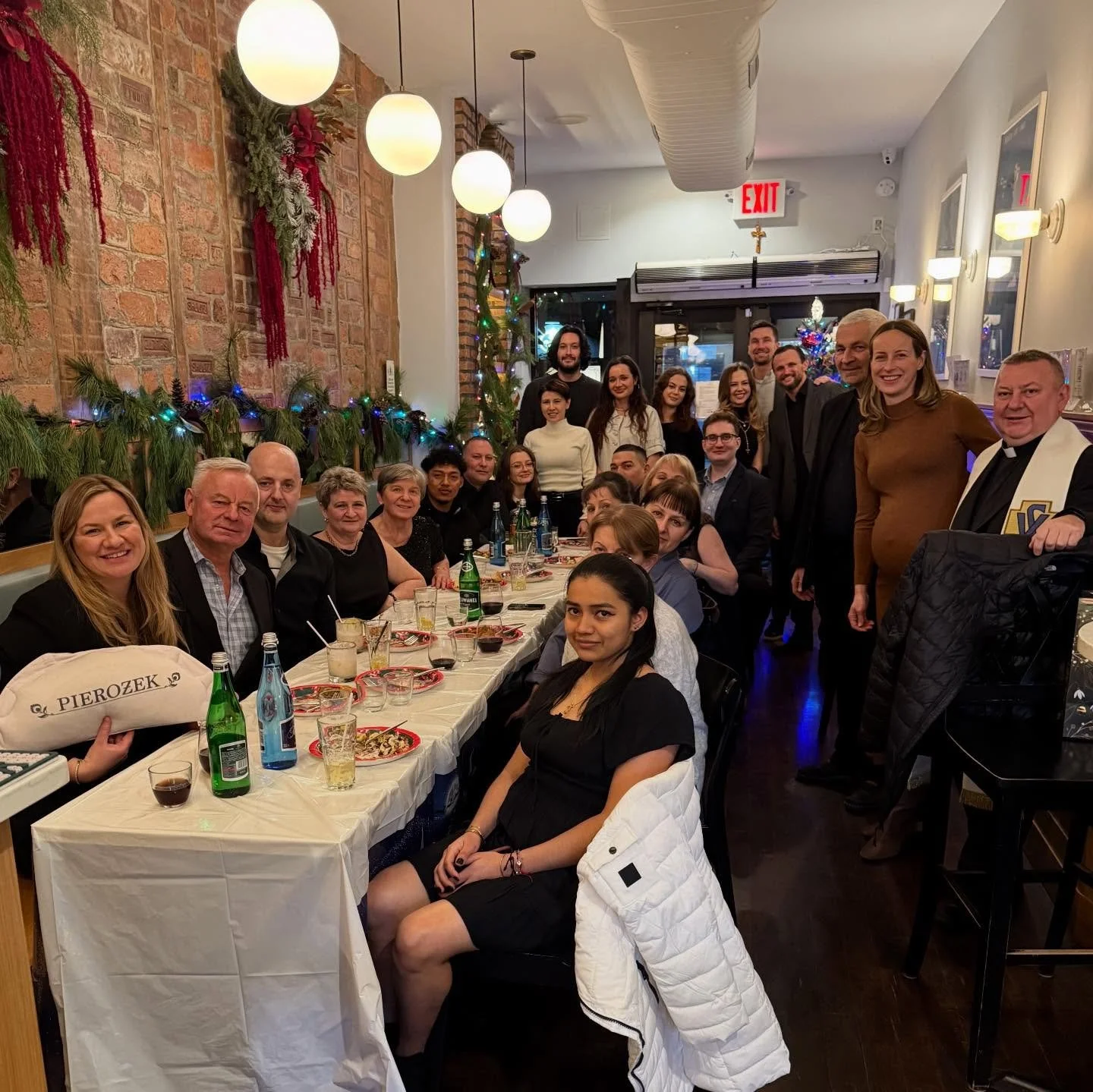 Kicked off the holiday season with a special get together for our special Pierozek team. We are nothing without this crew! 

Now it&rsquo;s time to get cooking for our special customers 🥟🎄 

#tistheseason #pierożek #pierogi #pierozek #greenpoint #b