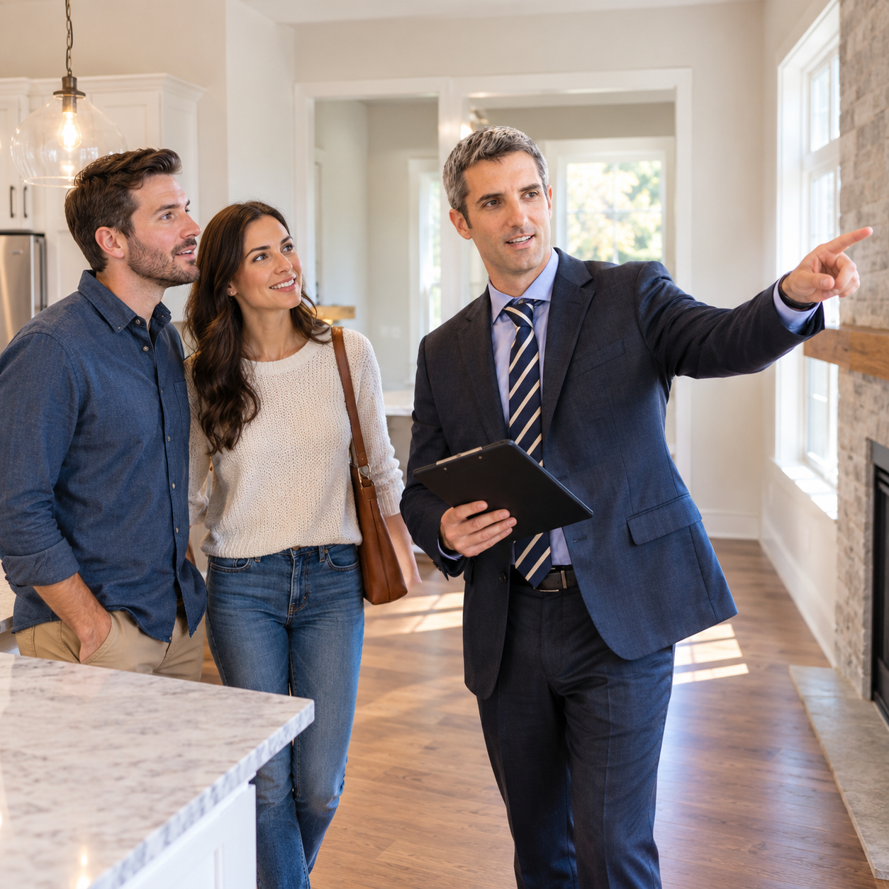 Jamie White Real Estate during final walkthrough