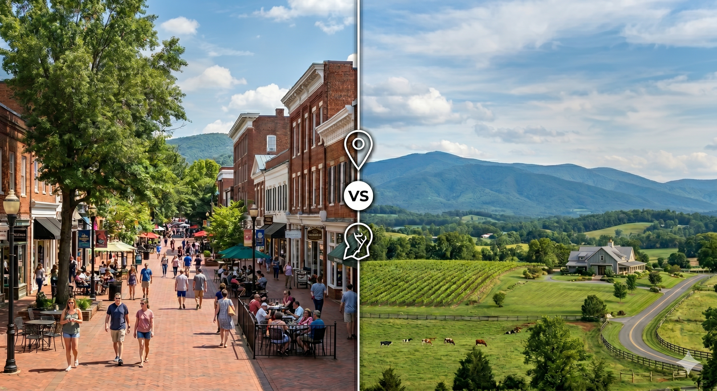 Charlottesville City vs. Albemarle County: Which Area Is Right for You?