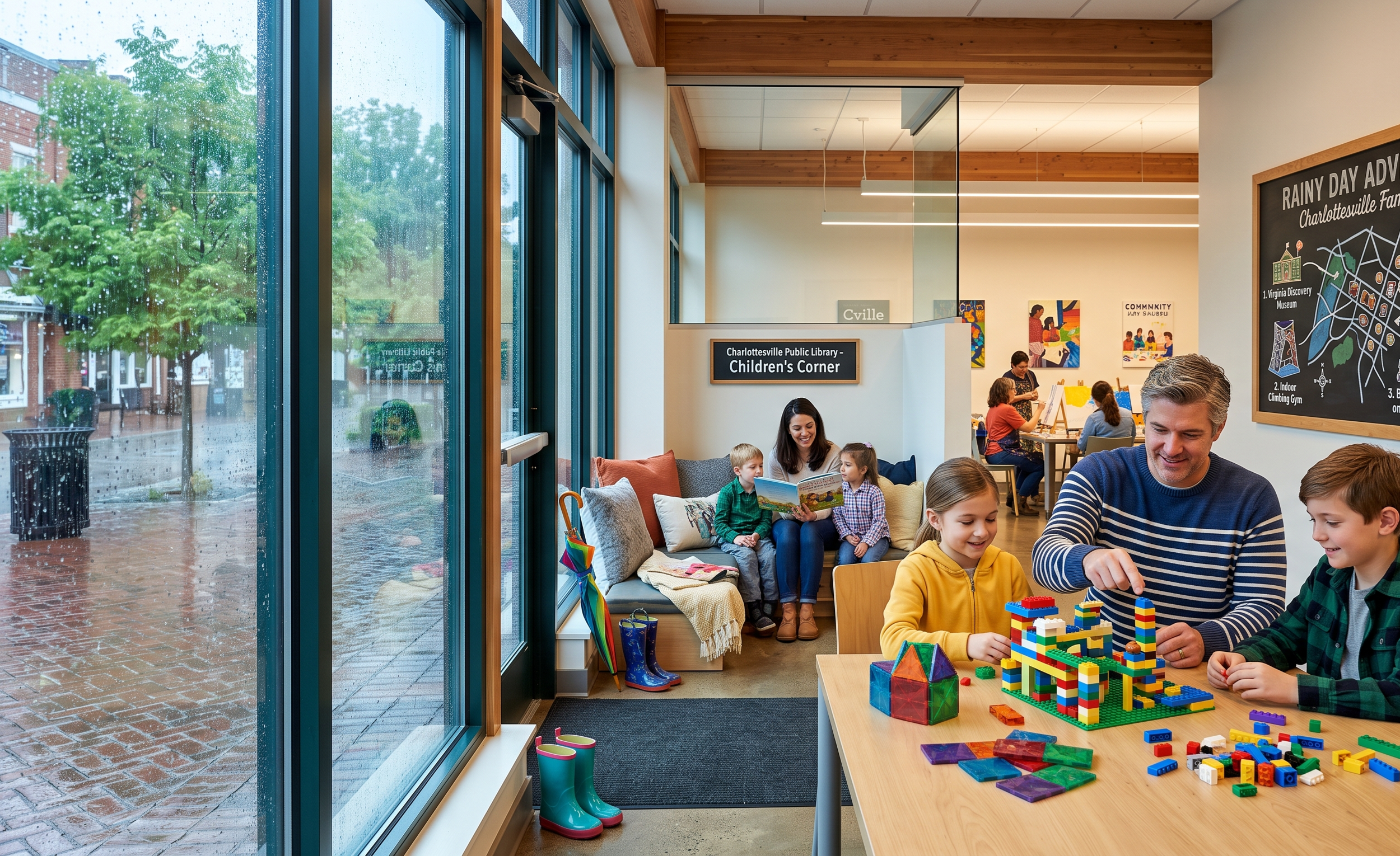 Top 5 Rainy Day Activities for Families in Charlottesville