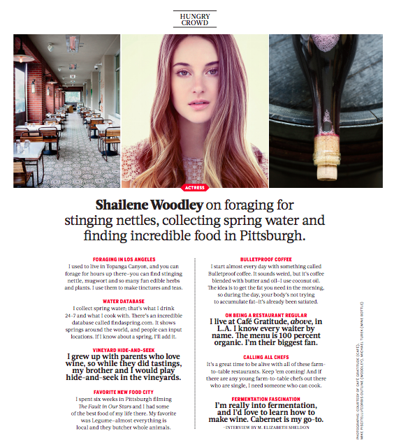 Hungry Crowd: Shailene Woodley