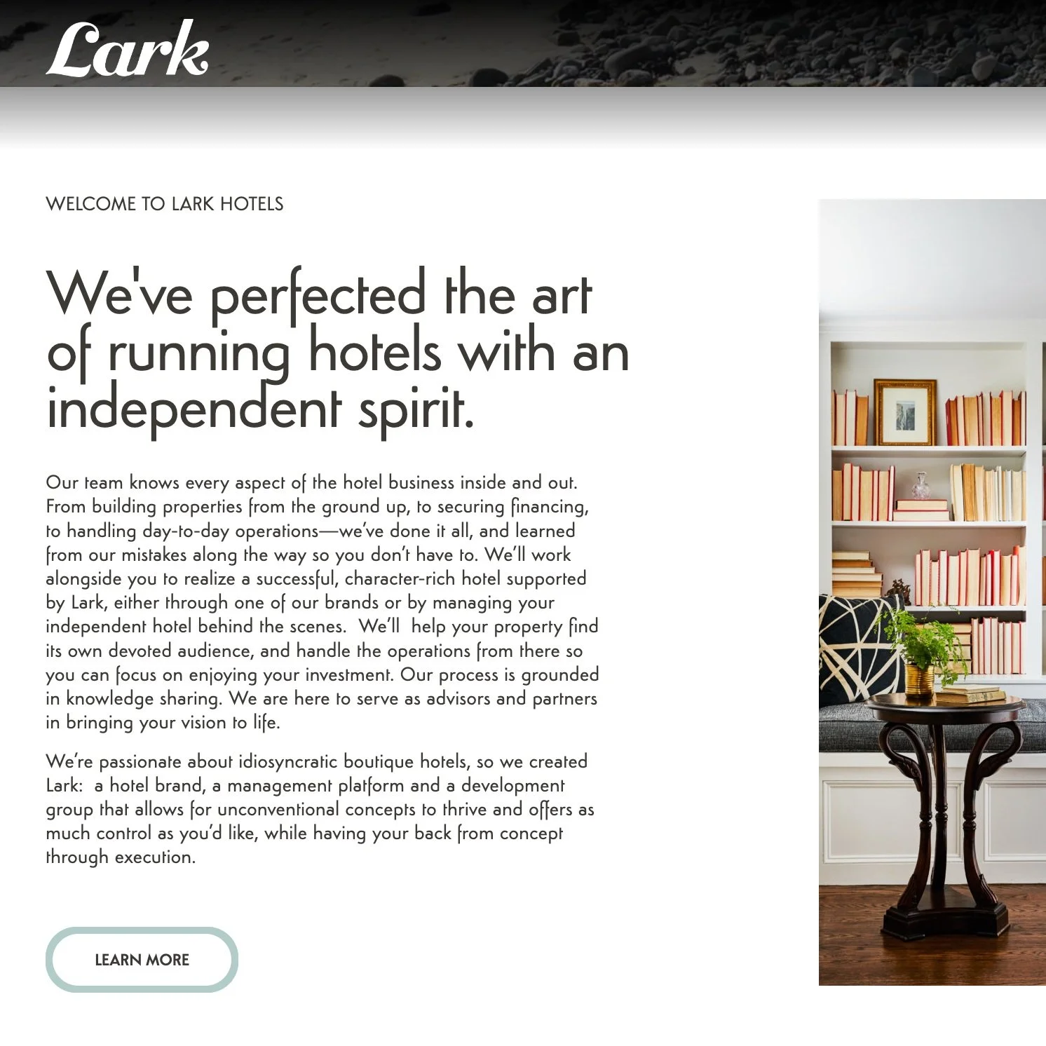Lark B2B Entire Site