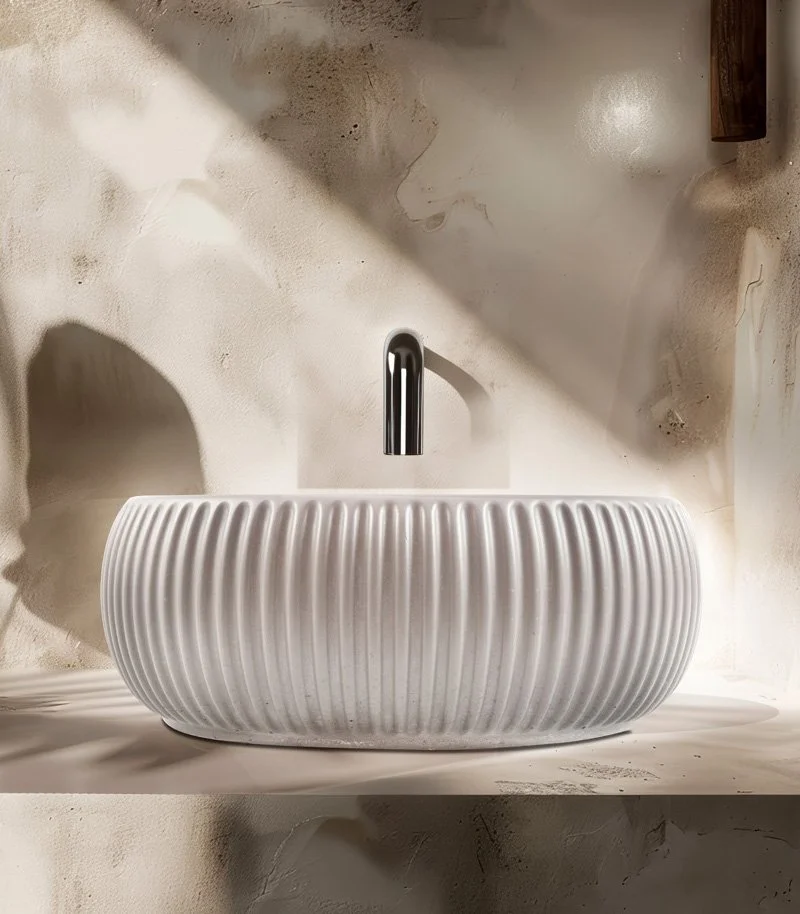 Cipì Lavabo Plissè Round