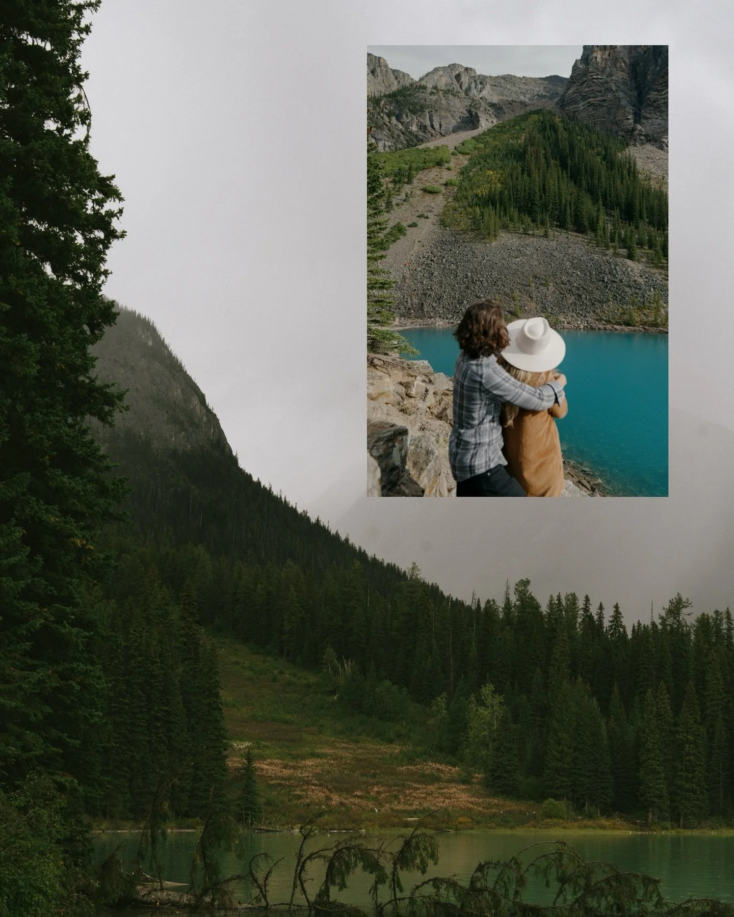 Mountain lovers 🏔️🌲Lovers in the mountains
.
.
.
.
.
#mountainelopement #mountainengagement #elopementphotographer #canadianelopement #canadianphotographer