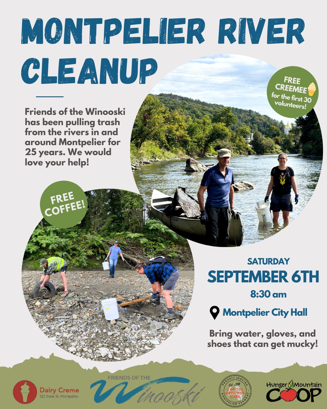 Montpelier River Cleanup