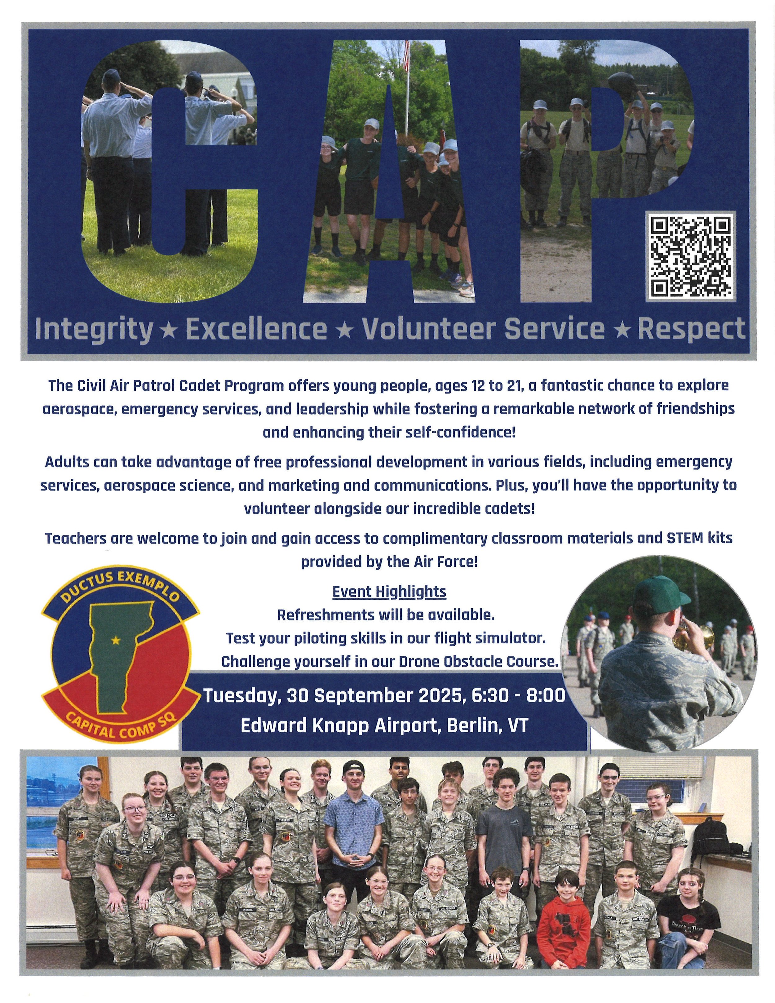 Civil Air Patrol Cadet Program Night