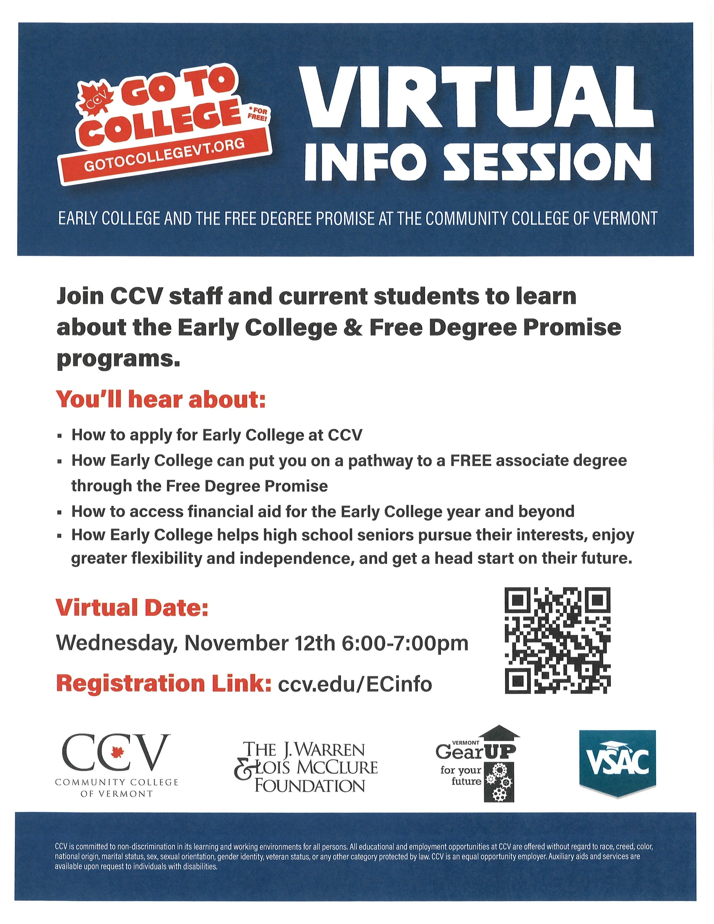 Go To College Virtual Info Session
