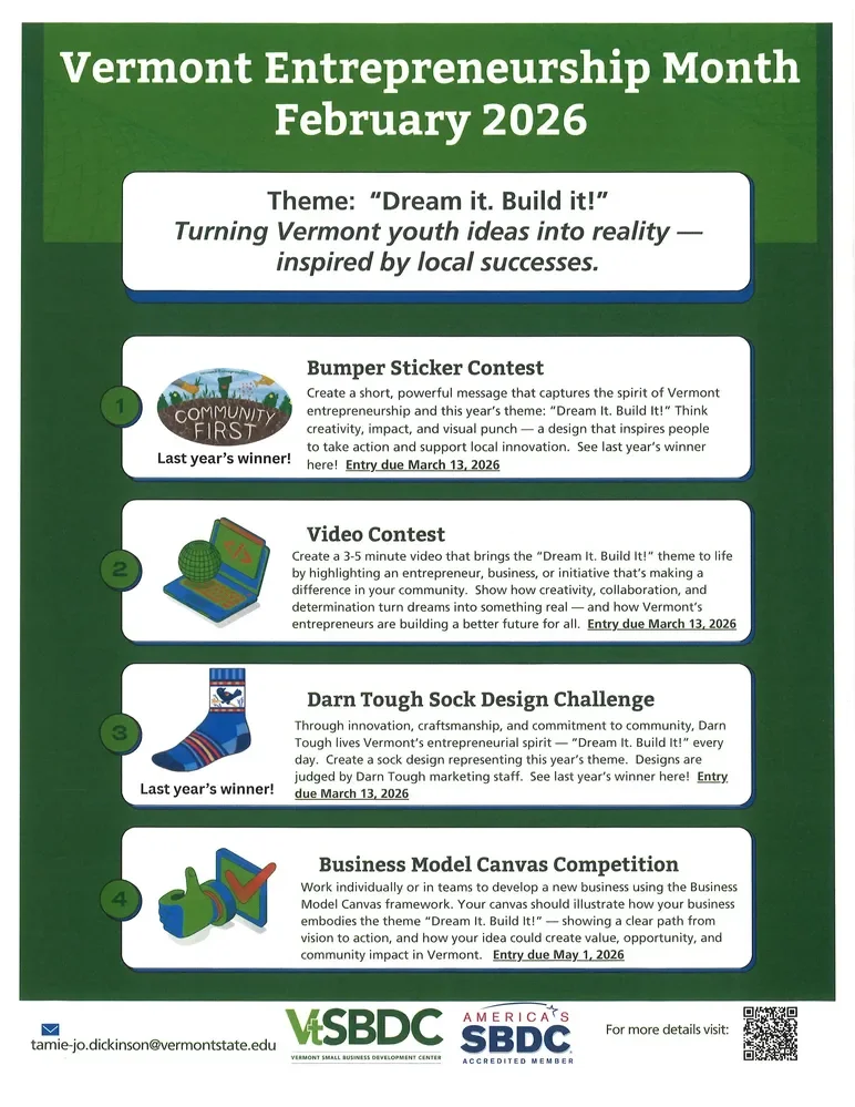 Vermont Entrepreneurship Month