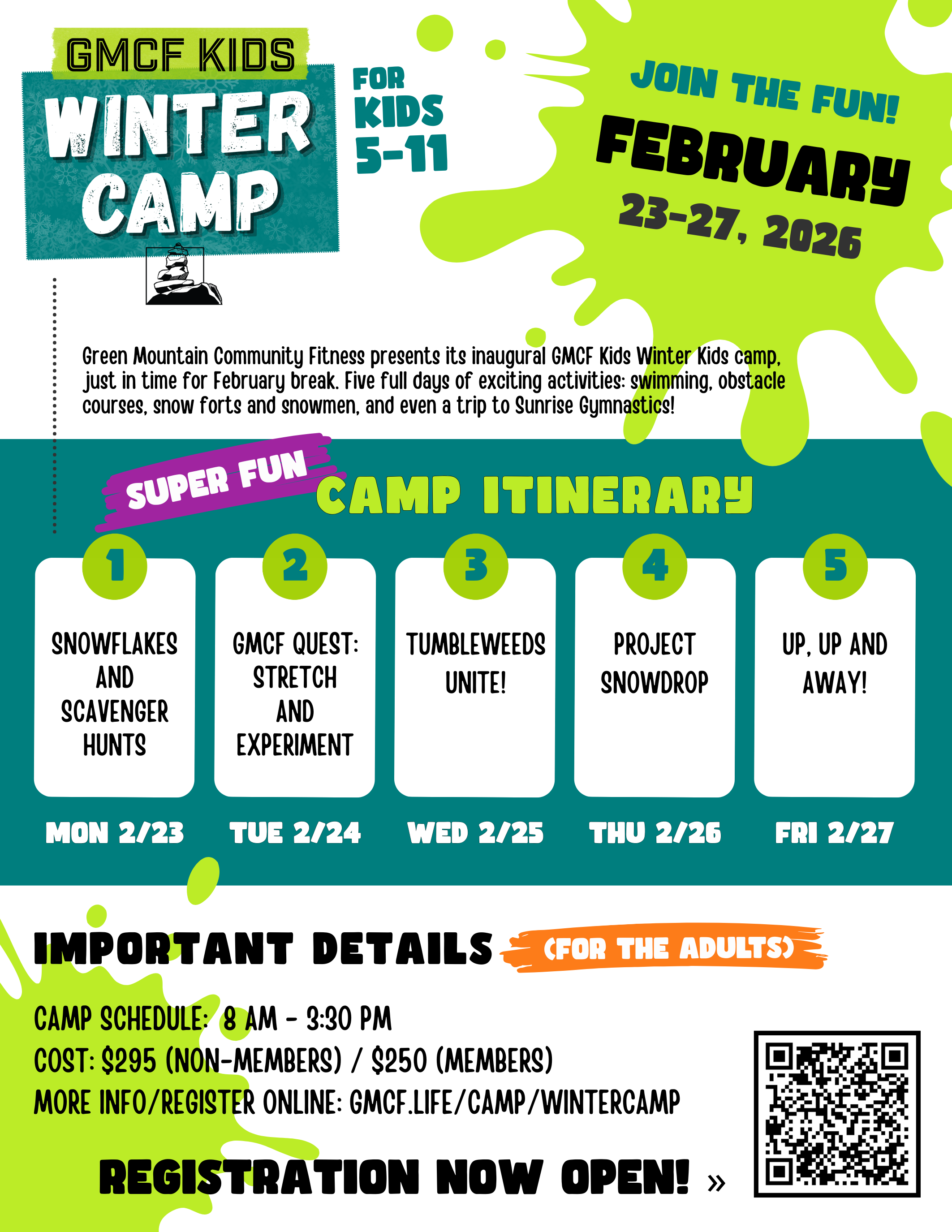 GMCF February Break Camp
