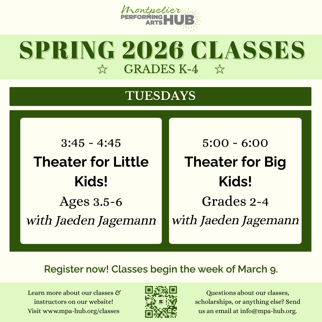 Classes at The Hub: K-4th