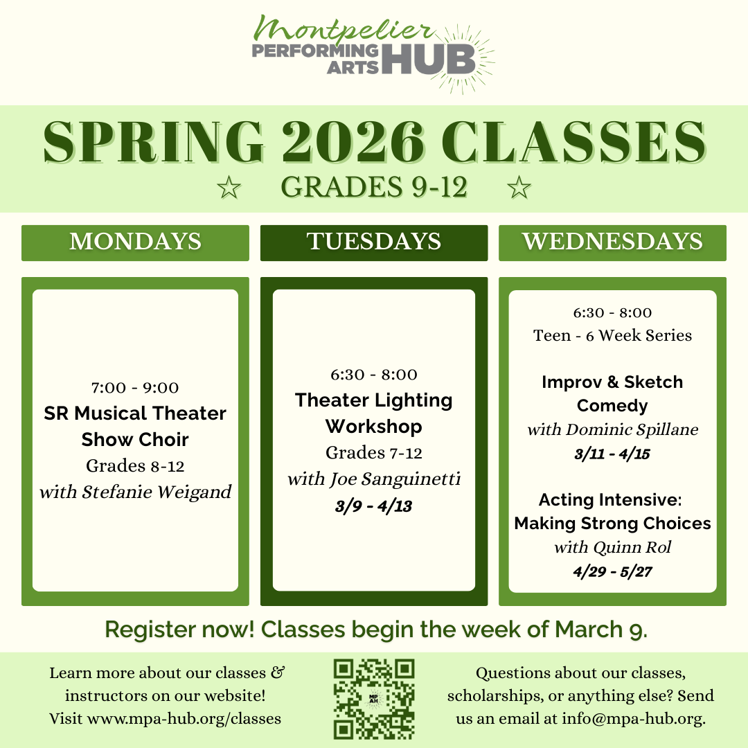 Classes at The Hub: 9th-12th
