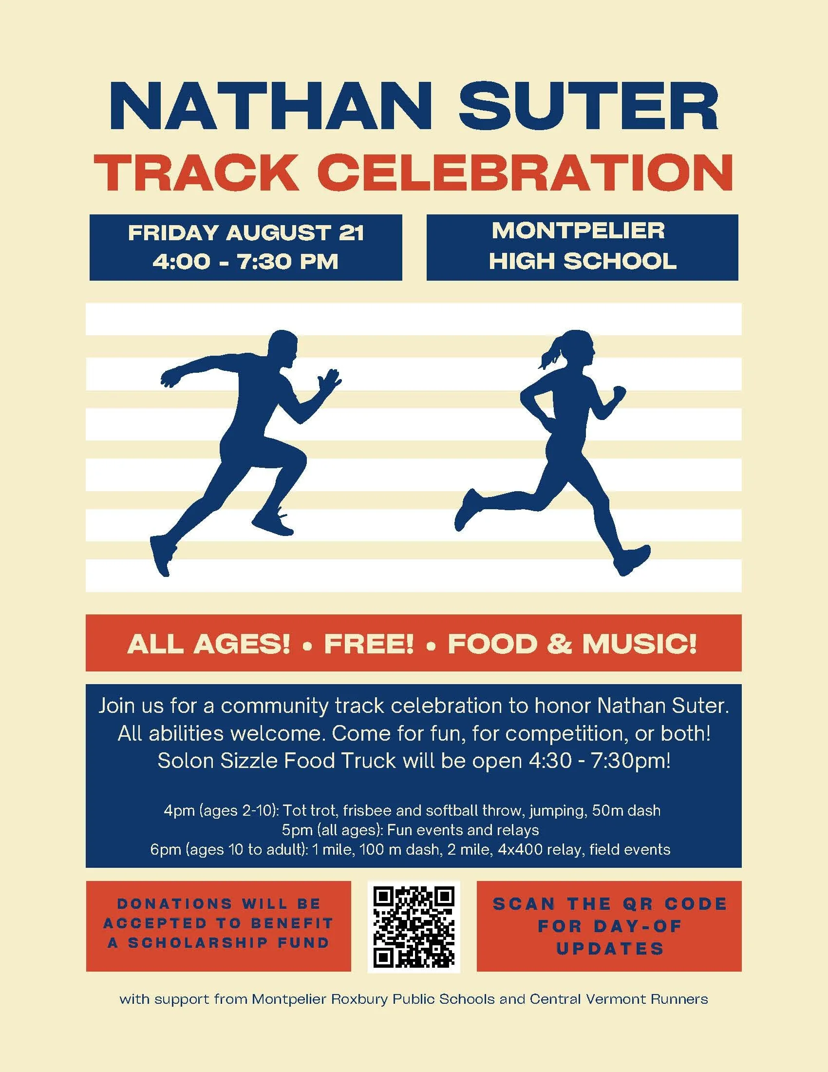 Nathan Suter Track Celebration