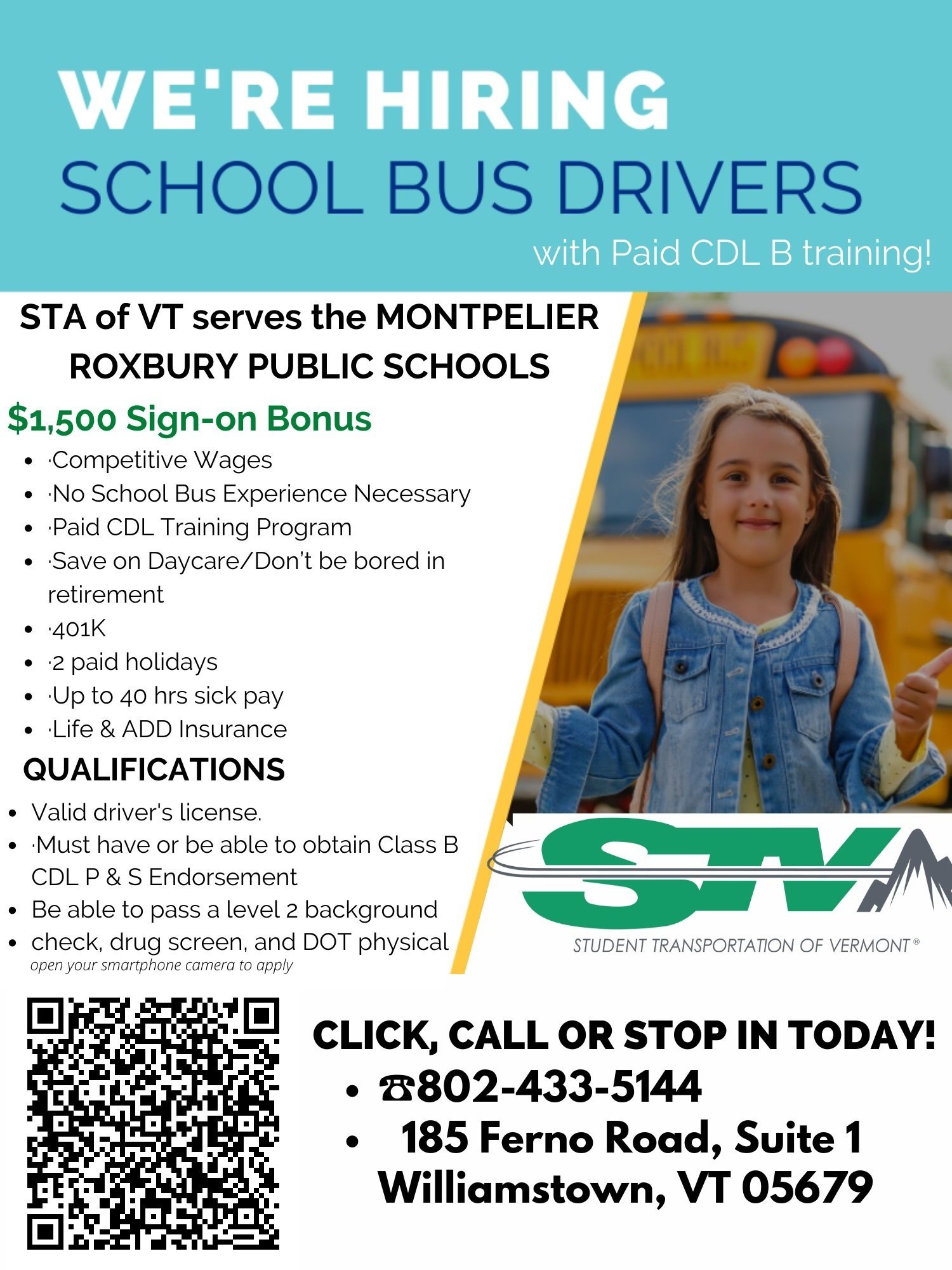Employment Opportunities — Montpelier Roxbury Public Schools