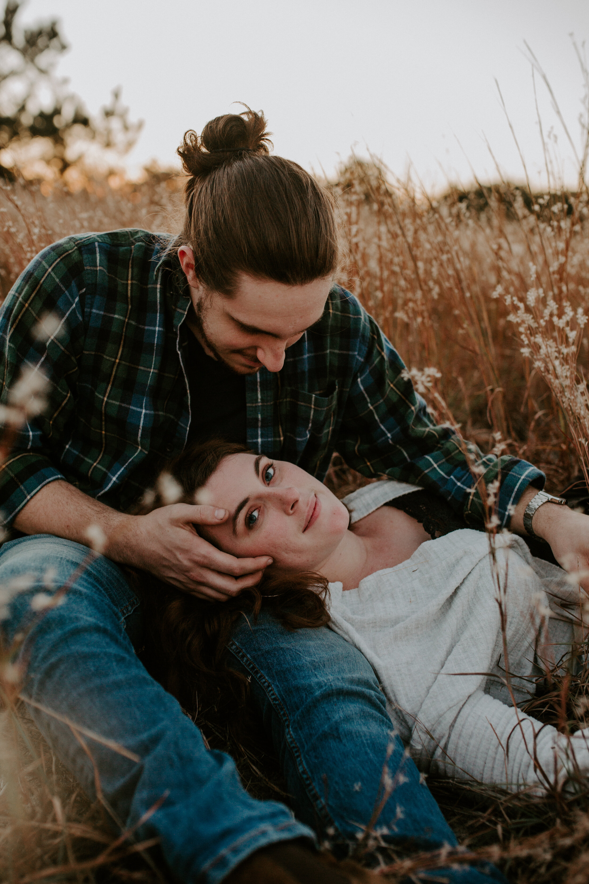 Grace + Adam’s golden engagement session. 