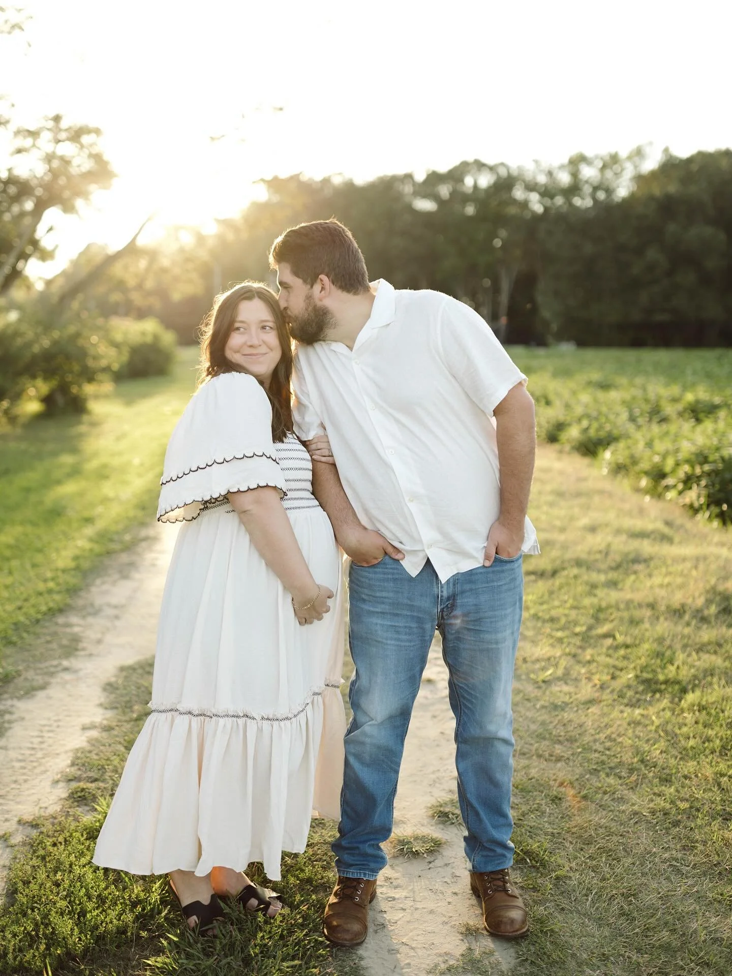 Katie and Brady&rsquo;s maternity session is on the blog! We took to @cromwellsproduce to check out the late summer blooms, catch up on life, and celebrate this precious new baby who will be arriving so soon!