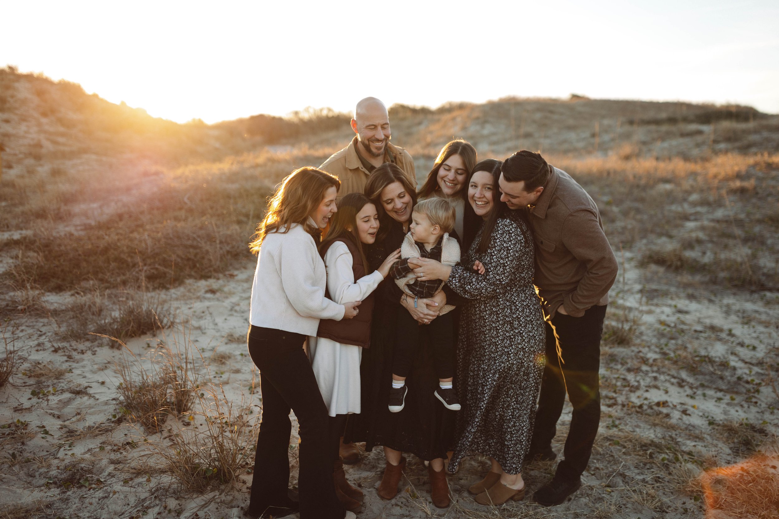 Extended Family Session at Back Bay Wildlife Refuge | Virginia Beach Family Photographer
