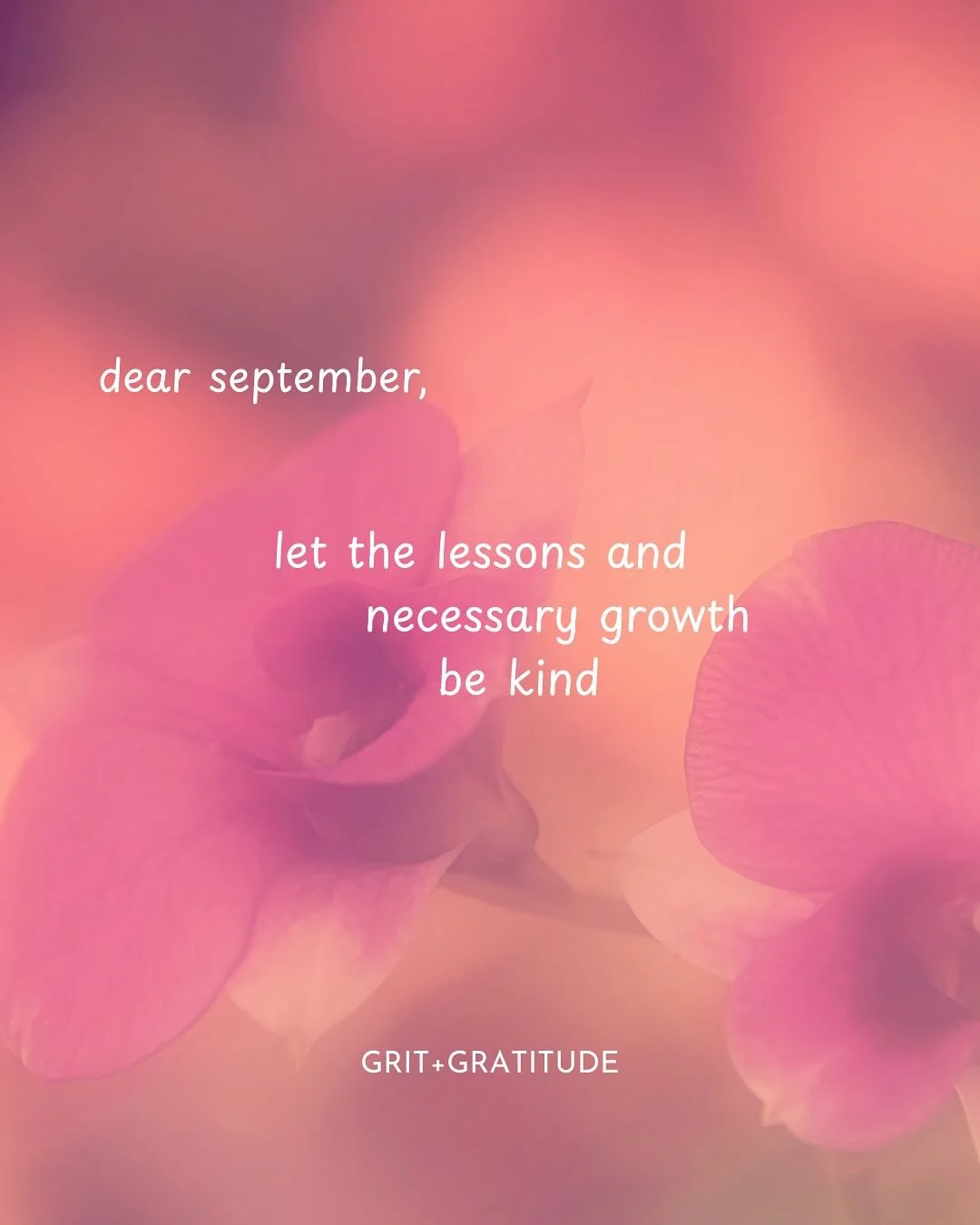 Dear September ✨✨✨

#backtogratitude #healingjourney #vibehigher #newmonth #newgoals #gritandgratitudescv #gritandgratitudestudios #gritandgratitude #scvbusiness #scvmoms #scvlife #community #transformation #gratitude