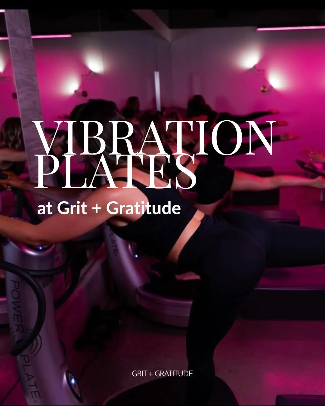 ✨ This isn&rsquo;t just Pilates. This is transformation. ✨

At Grit, movement goes deeper than reps and burn.
Our vibration plates activate muscles at a higher frequency&mdash;engaging muscle fibers triple time, improving circulation, balance, and st