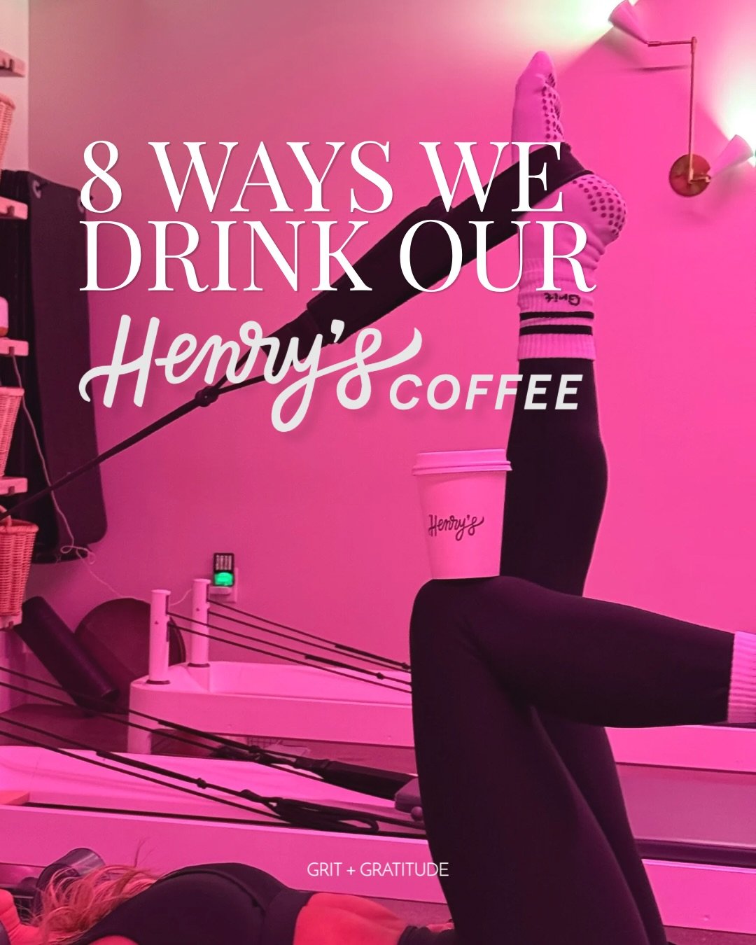 Best combo: @gritandgratitudestudios + @henrys.coffee 🔥

#santaclarita #scv #pilates #coffee #scvsmallbusiness
