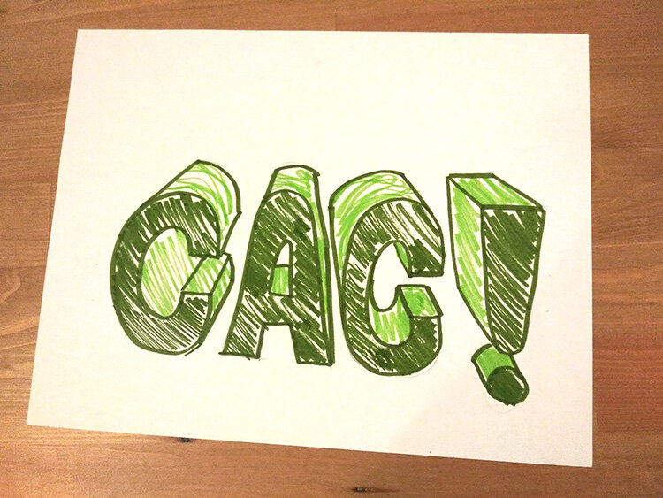 Create 3D Letter Art with Cami