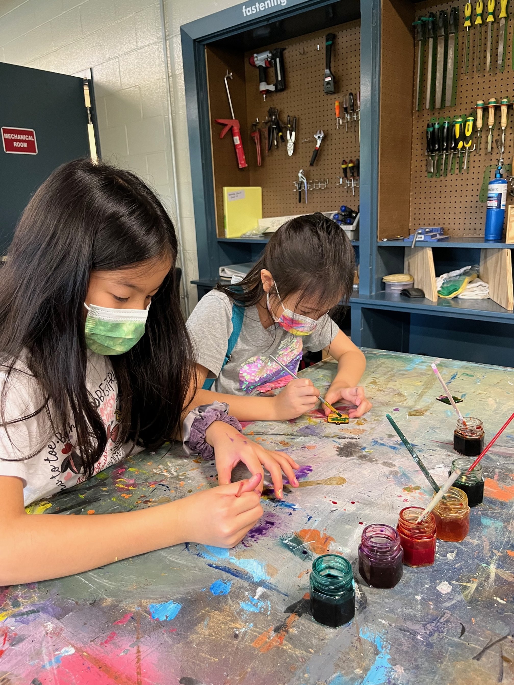 Open house Makerspace keychains 2022.jpg