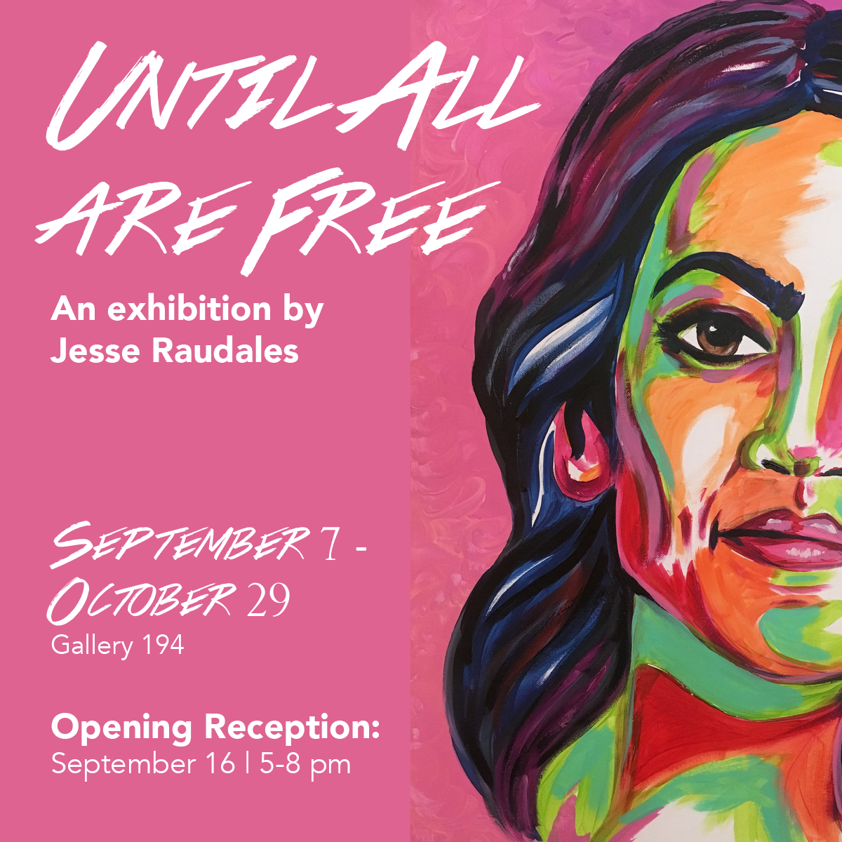 Opening Gallery Reception with Artist Jesse Raudales