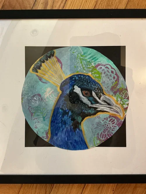 Katelyn+Smtih_The+Beauty+Of+The+Peacock+8x8+inches+-+Katelyn+Smith.webp