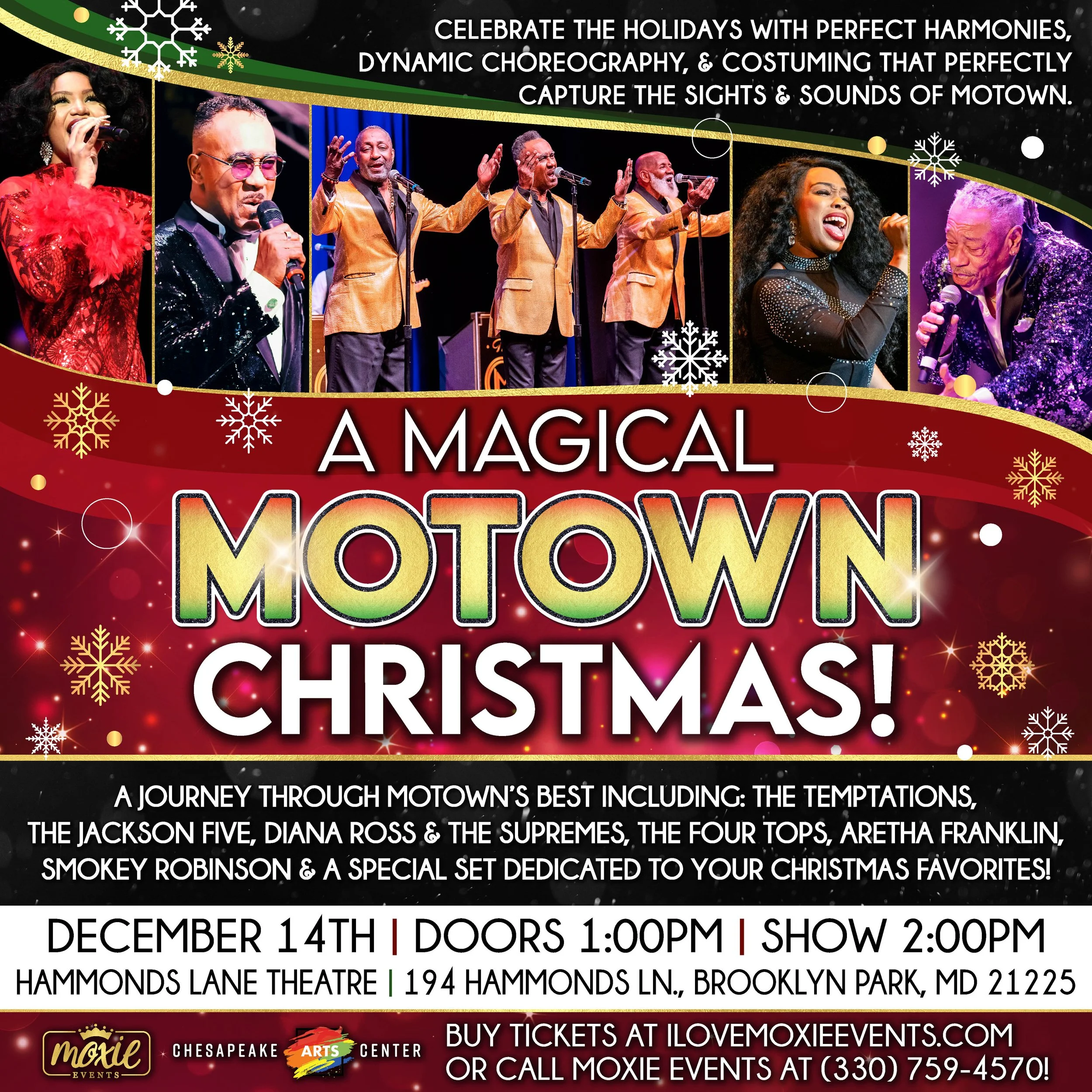 Moxie Events Presents...A Magical Motown Christmas!